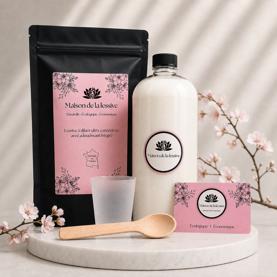 Pack 300 lavages de lessive naturelle Maison de la Lessive avec ses accessoires