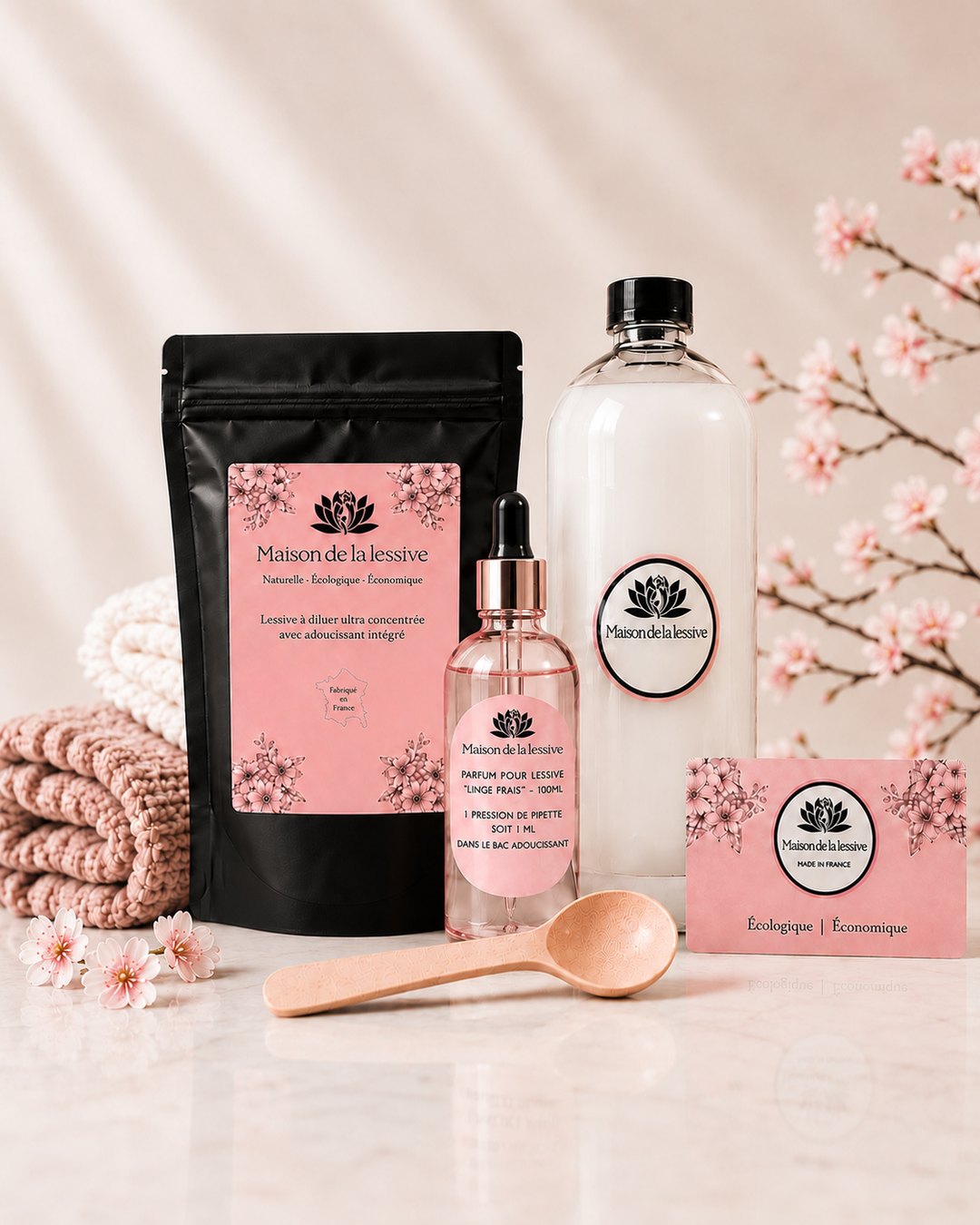 Maison de la Lessive est la solution de lessive avec adoucissant intégré pour les peaux sensibles et atopiques