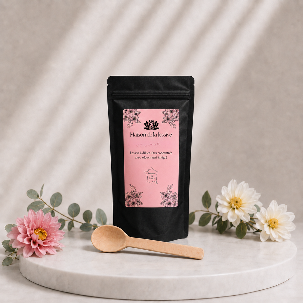 Sachet de lessive sus format recharge 100 lavages avec adoucissant BIO intégré