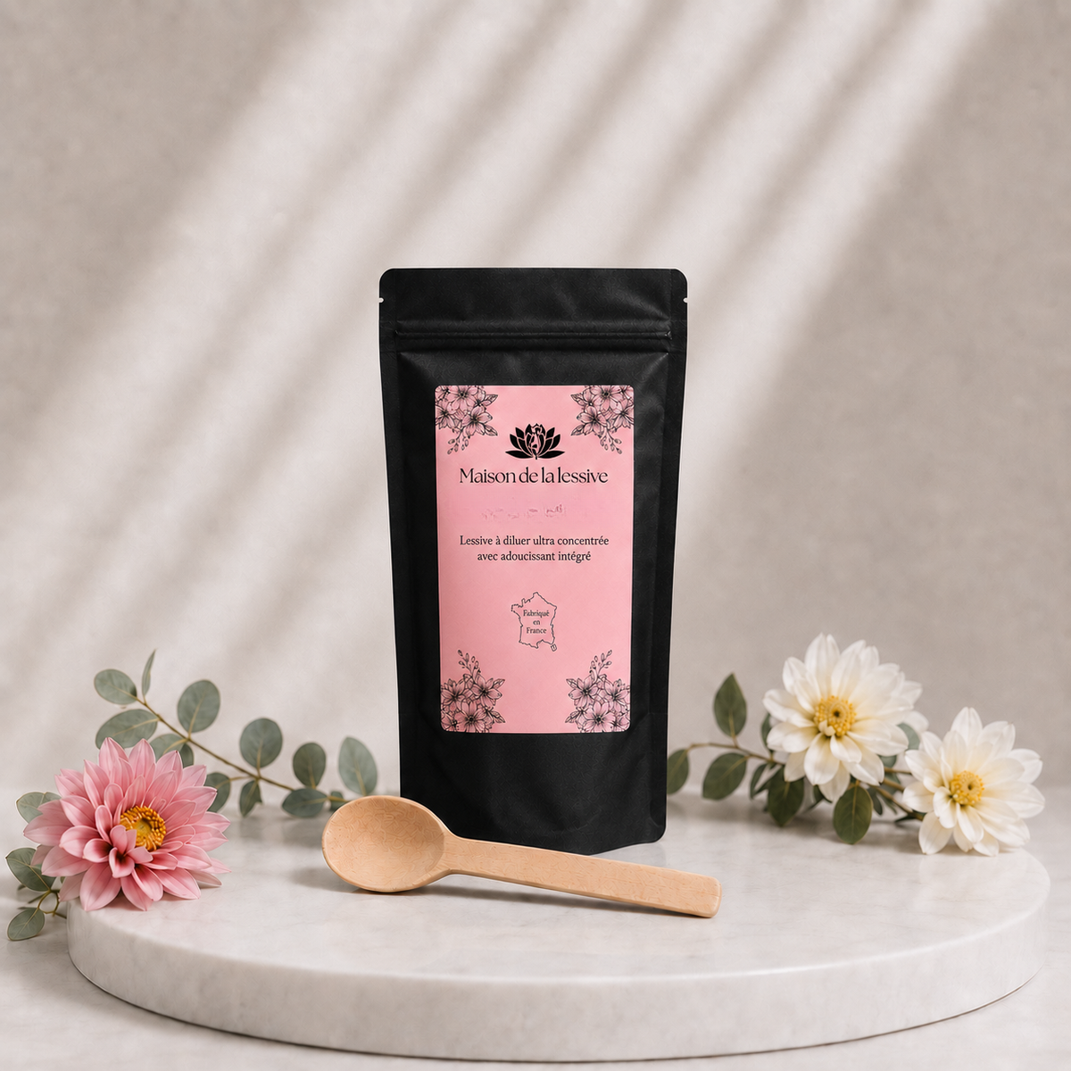 Sachet de lessive sus format recharge 100 lavages avec adoucissant BIO intégré