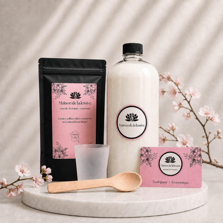 Pack 200 lavages de lessive naturelle Maison de la Lessive avec ses accessoires